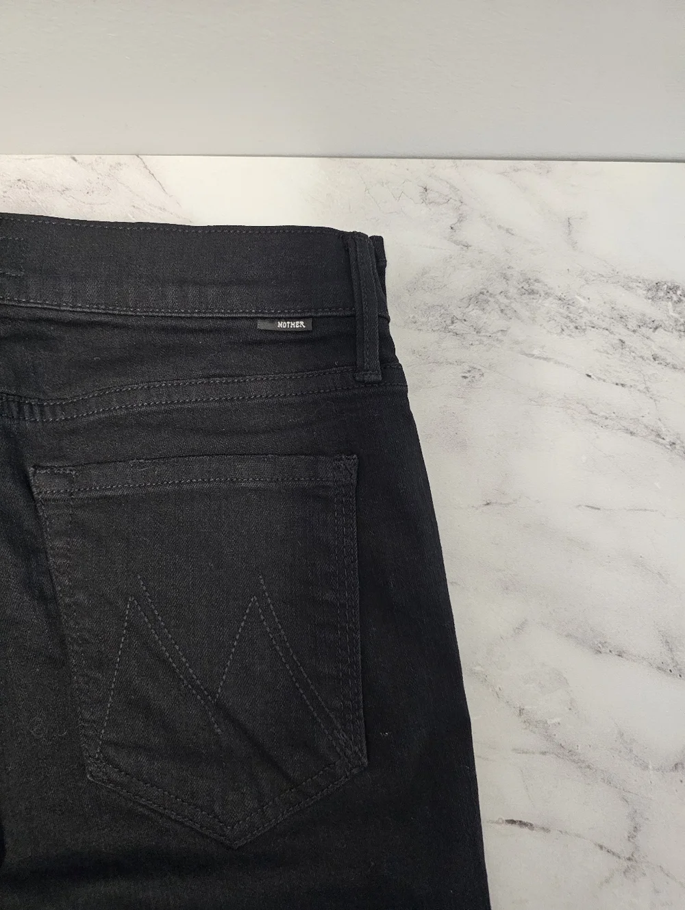 MOTHER The Charmer Cargo‎ High Rise Skinny Not Guilty Black Jeans 26 NWT